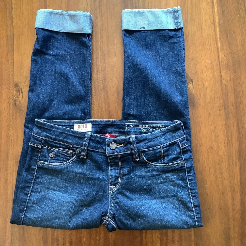 ❤️SOLD Design Lab Madison Slim Crop Jeans 26